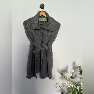 United Colors Of Benetton Charcoal Gray Women's Cardigan